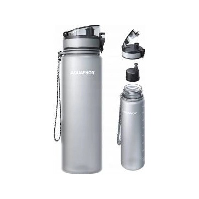 AQUAPHOR City Filter Bottle 800 ml, gray