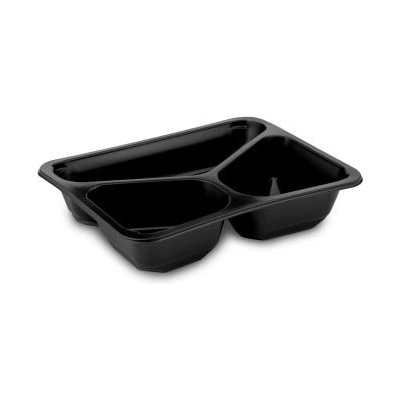 Miska zatavovací 3D PP černá 227x178x50mm/50ks