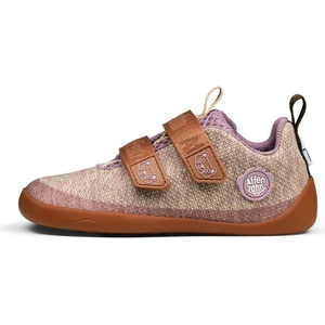Affenzahn Детски обувки barefoot Affenzahn Kid's Barefoot Shoes Knit Happy Barefoot shoes - Cat / Rose - размер 29 (EU) (702-2636-1019)