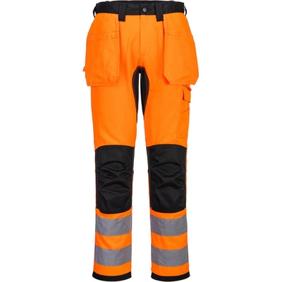 Portwest WX2 Eco Hi Vis holster vreckové nohavice CD889 zlta cierna