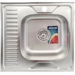  Кухненска мивка mixxus z6060r-08-180md от неръждаема стомана (10037) Мивка за вграждане