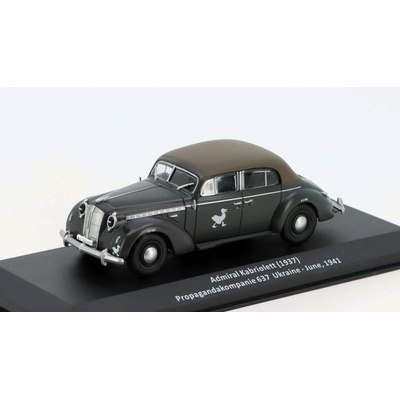 DeAgostini Opel Admiral cabriolet 1937 1:43časopis Vojenské automobily s modelem 11