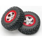 Traxxas колело 2.2/3.0", диск SCT сатенено-червен, гума SCT (2)