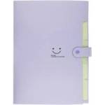 Beniamin Plastic Snap Briefcase Purple A4 Purple Beniamin