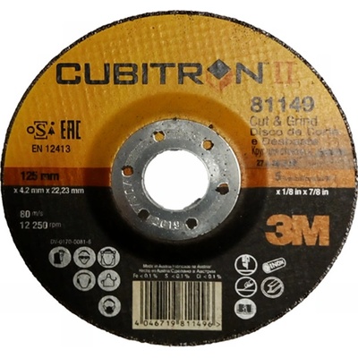 3M Cubriton Kotúč brúsny 125 x 4,2 mm 81149