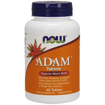 Image 1 of NOW - adam men`s vitamins - 60 ТАБЛЕТКИ