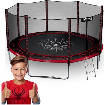 Neo-Sport 374 cm + vnější ochranná síť + žebřík