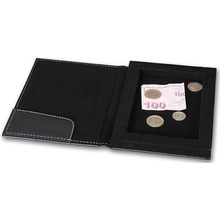 SECURIT Krabička na účtenky peniaze a mince 14x20 cm čierna
