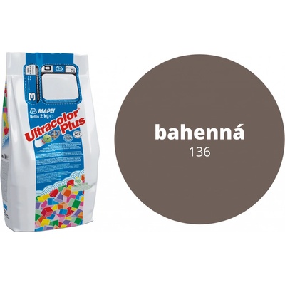 MAPEI Škárovacia hmota Ultracolor plus 136 Bahenná, 2 kg