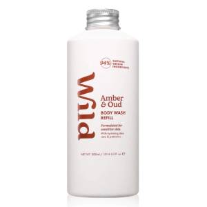 Wild Body Wash Amber & Oud Refill Душ гел, 300 ml, унисекс