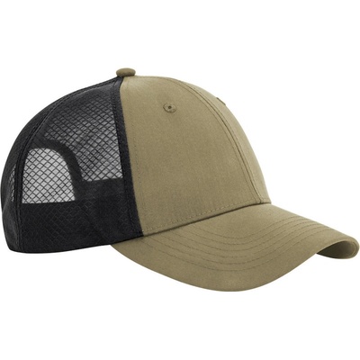 Beechfield B 644R Technical Mesh Trucker 6 panelová COT-53644Raar99 Písková/černá