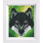 Pixelhobby Мозайка с рамка и пиксели Classic, Pixelhobby - Вълк (31449)