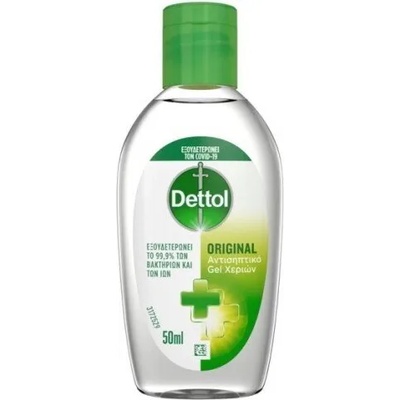 Dettol Антисептичен гел за ръце, Dettol Gel Antiseptic hand gel without rinsing 50ml