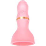 Sunfo - вибриращ стимулатор за гърди - презареждащ - розов - lovesexshop