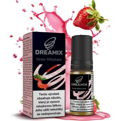Dreamix Jahodový milkshake 10 ml 18 mg