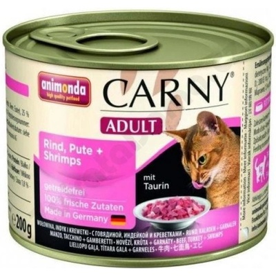 Animonda Carny Adult hovädzie, morka, garnáty 200 g