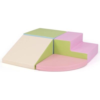 Costway XL penové stavebné bloky 4 ks - farebné (umývateľné)