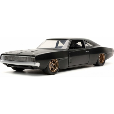 Jada Toys Fast & Furious Diecast Model 1: 24 1970 Dodge Charger Matt Black