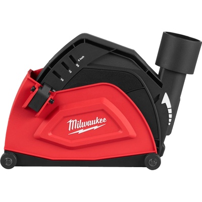 Kryt pro odsávání prachu Milwaukee při řezání bruskou 115 a 125 mm, M18 SAG, 4932499768