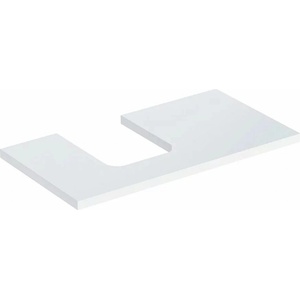Geberit Умивалник Geberit One за плот с ляв изрез 90 см, гланцово бял (505.293.00.1)
