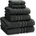 Catherine Lansfield Хавлиена кърпа Catherine Lansfield Zero Twist Cotton 6 Piece Towel Bale Set - Charcoal Grey