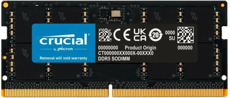 Crucial 32GB DDR5 4800MHz CT32G48C40S5