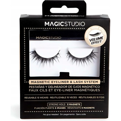 MAGIC STUDIO MAGNETIC Efekt objemu Magnetické řasy + oční linky