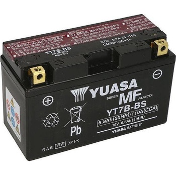 Image 1 of YUASA 6.8Ah left+ YT7B-BS