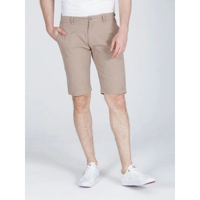 Pánské bermudy CROSS LEOM CHINO 306 BEIGE