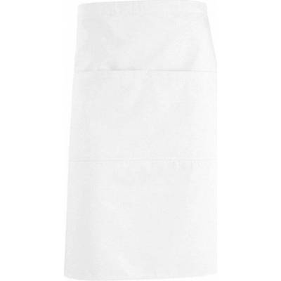 Sol's Zástěra Gramercy s velkou přední kapsou směs bavlna polyester Bílá L01744