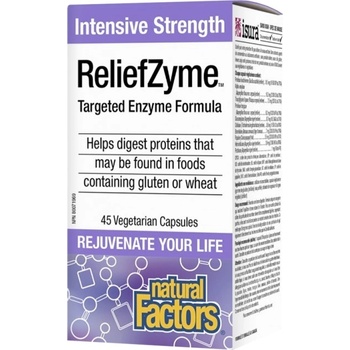 Image 1 of Natural Factors ReliefZyme [45 капсули]