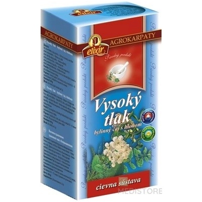 AGROKARPATY VYSOKÝ TLAK čaj s hlohom bylinný čaj 20 x 2 g