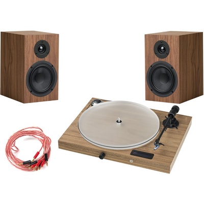 Pro-Ject Set Juke Box S2 + Speaker Box 5 S2 Walnut въртящата комплект (SET-JUKE-BOX-S2-SPK-BX-5-S2-WT)