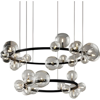 POLARIS Висящ полилей с 15 стъклени сфери Carina Circle 15 | Цена 709, 20 лв (362.61€) (679)