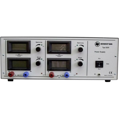Statron 2225.2 laboratorní zdroj s nastavitelným napětím, 0 - 24 V, 0 - 6 A, 288 W, výstup 2 x, 2225.2