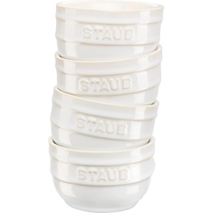Staub Мини формички за печене XS-Minis 200 мл слонова кост 4 бр (40508-157-0)