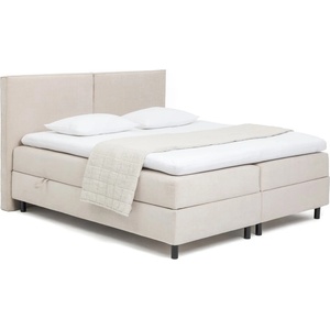 Bonami Бежово боксспринг легло с място за съхранение 160x200 cm Elva Bold - Bonami Selection (1756646)