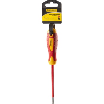 Topmaster Professional Отвертка изолир. 1000V права 3.0x100mm CR-V TMP (220130)