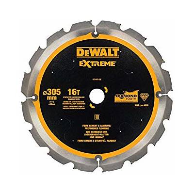 нож за трион за циментово-фибро и ламинат, 305 x 30 мм, 16 зъба DT1475 (DT1475)