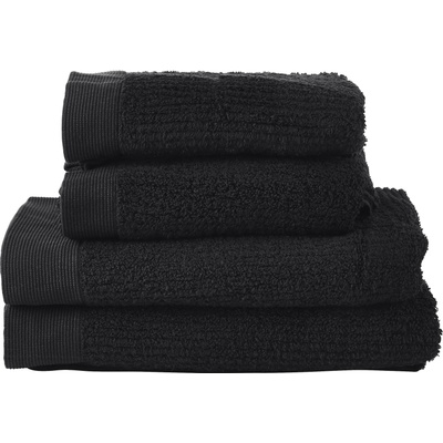 Zone Denmark Хавлии Classic големи черни 4 бр (330846)