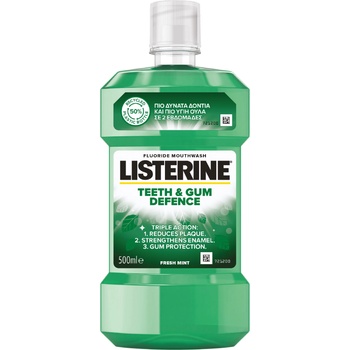 LISTERINE Вода за уста Teeth & Gum Defence, 500 ml