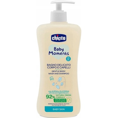 CHICCO Baby Mom.Šamp.vlasy/tělo s heřm.+dáv. 500 ml