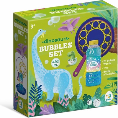 DODO Bublifukový set Dinosauři 450ml