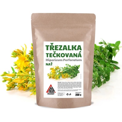 VALKNUT Třezalka Tečkovaná Hipericum Perforatum řezaná nať 250 g