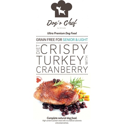 Dog’s Chef Turkey with Sweet potato And Cranberry Senior & Light 12 kg
