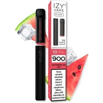 Izy Vape Izy Click Starter Kit Watermelon Ice 18 mg 900 potáhnutí od 199 Kč 