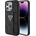 GUESS Кейс Guess Grip Stand 4G Triangle Strass за iPhone 15 Pro Max, черен (3666339197322)