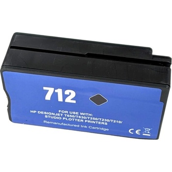 Compatible съвместими касети pro HP 712 3ED71A черен (black) (3ED71A)