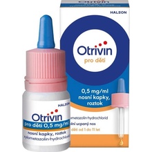 OTRIVIN PRO DĚTI 0,5MG/ML NAS GTT SOL 1X10ML