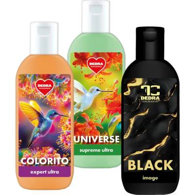 VEYRA Discovery sada ekologických pracích gélov 3 × 100 ml biela, farebná a čierna bielizeň